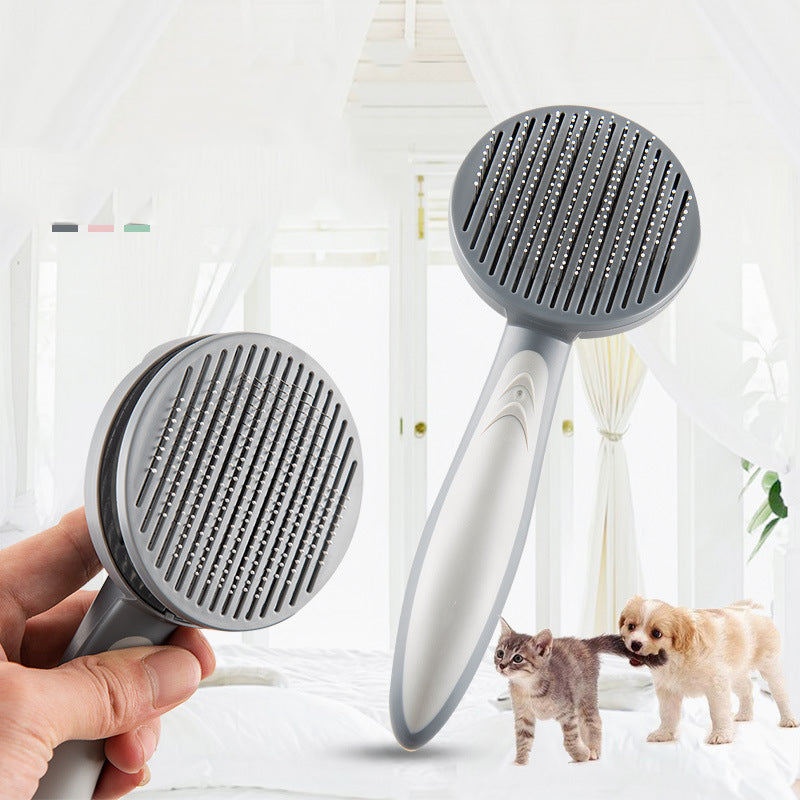 Easy Clean Pet Slicker Grooming Brush For Shedding